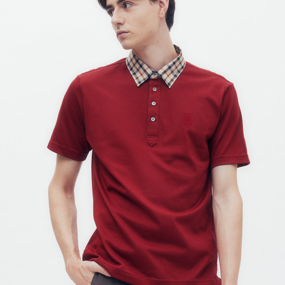 
                      
                        House Check Collar Polo Shirt
                      
                    