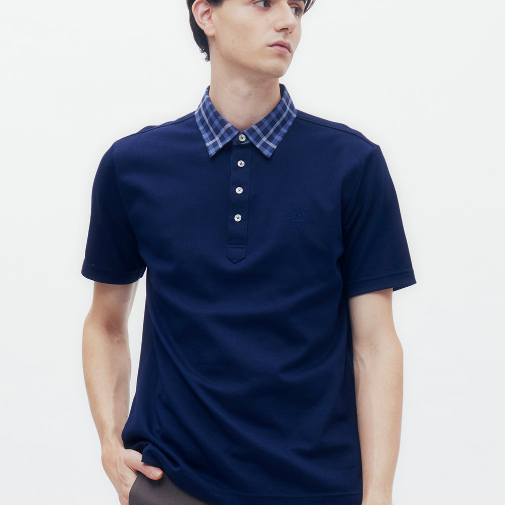 
                      
                        House Check Collar Polo Shirt
                      
                    