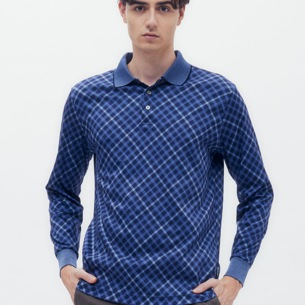 
                      
                        Bias Check Polo Shirt
                      
                    