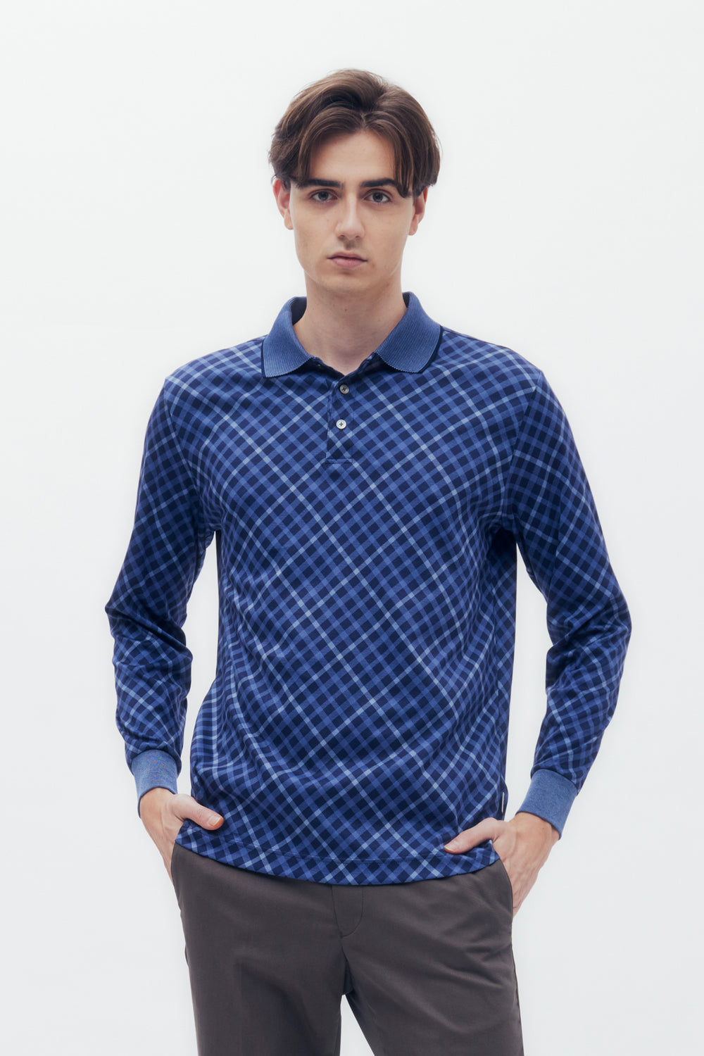 Bias Check Polo Shirt