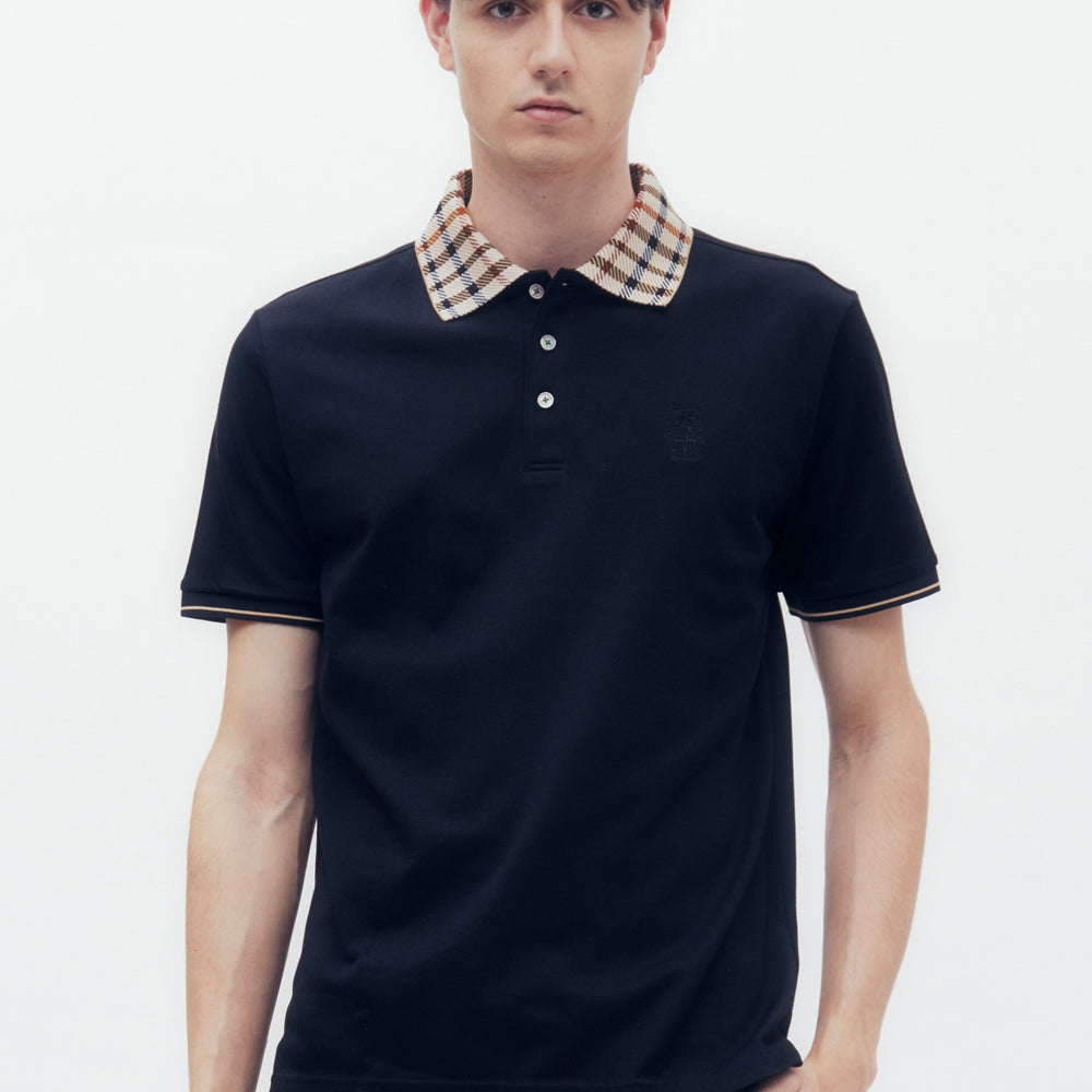 
                      
                        House Check Collar Polo Shirt
                      
                    