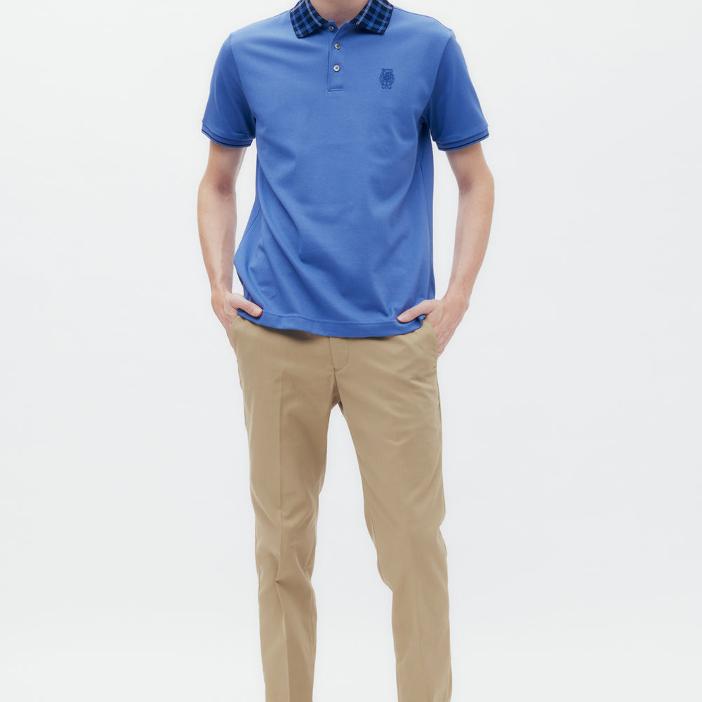 
                      
                        House Check Collar Polo Shirt
                      
                    