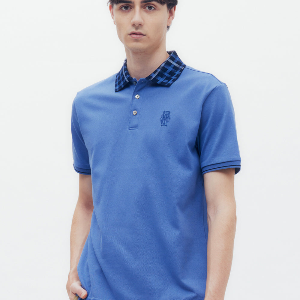 
                      
                        House Check Collar Polo Shirt
                      
                    