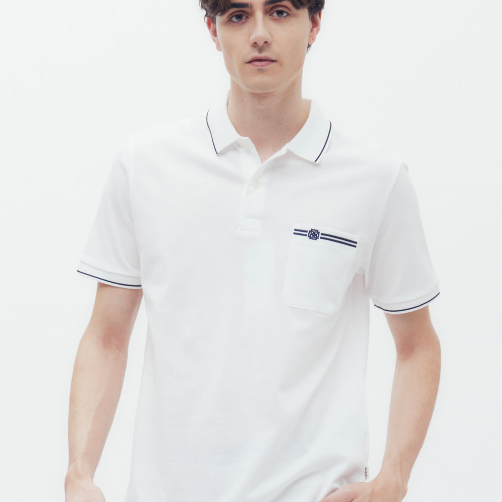 
                      
                        Interlocking DD Logo Pocket Polo Shirt
                      
                    