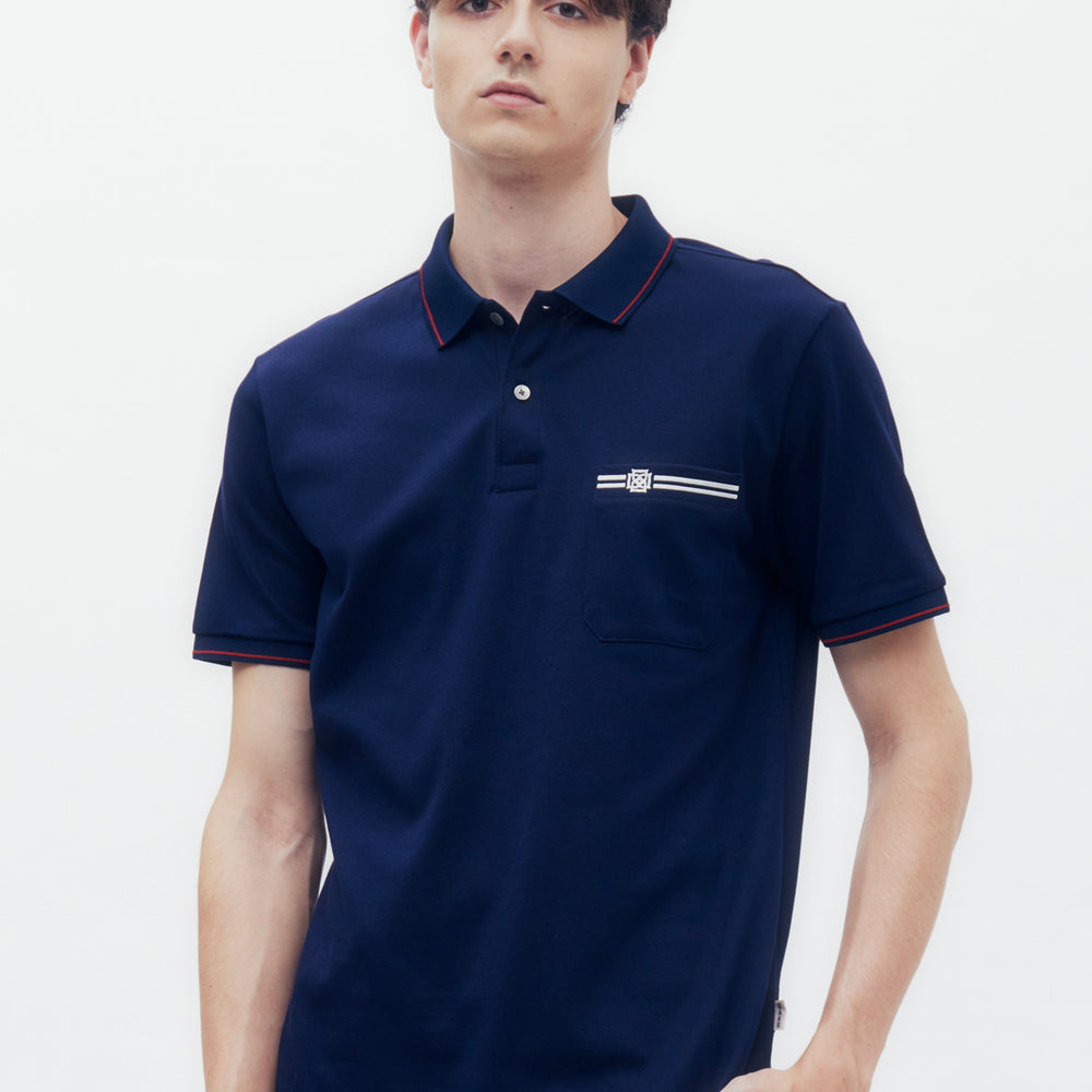 
                      
                        Interlocking DD Logo Pocket Polo Shirt
                      
                    