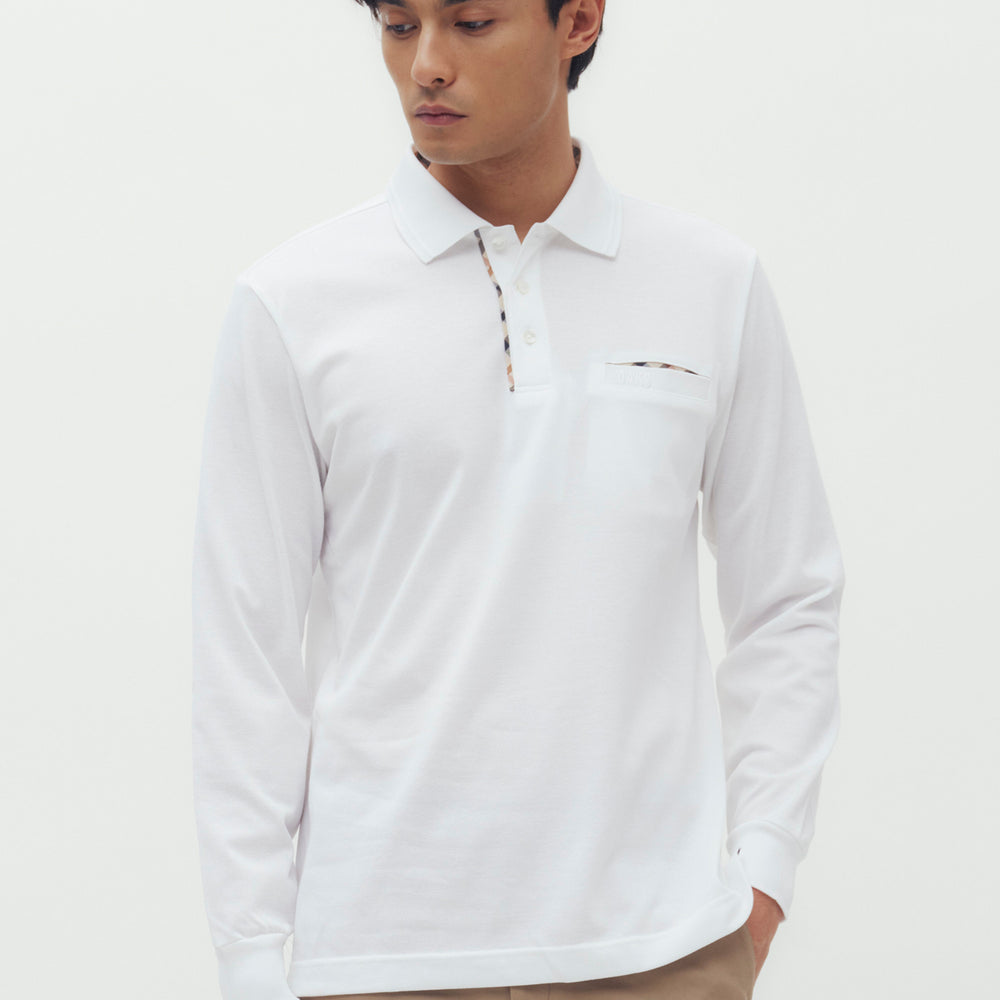 
                      
                        DAKS Logo Pocket Polo Shirt
                      
                    