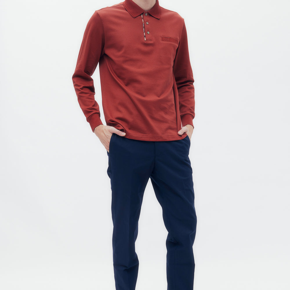 
                      
                        DAKS Logo Pocket Polo Shirt
                      
                    