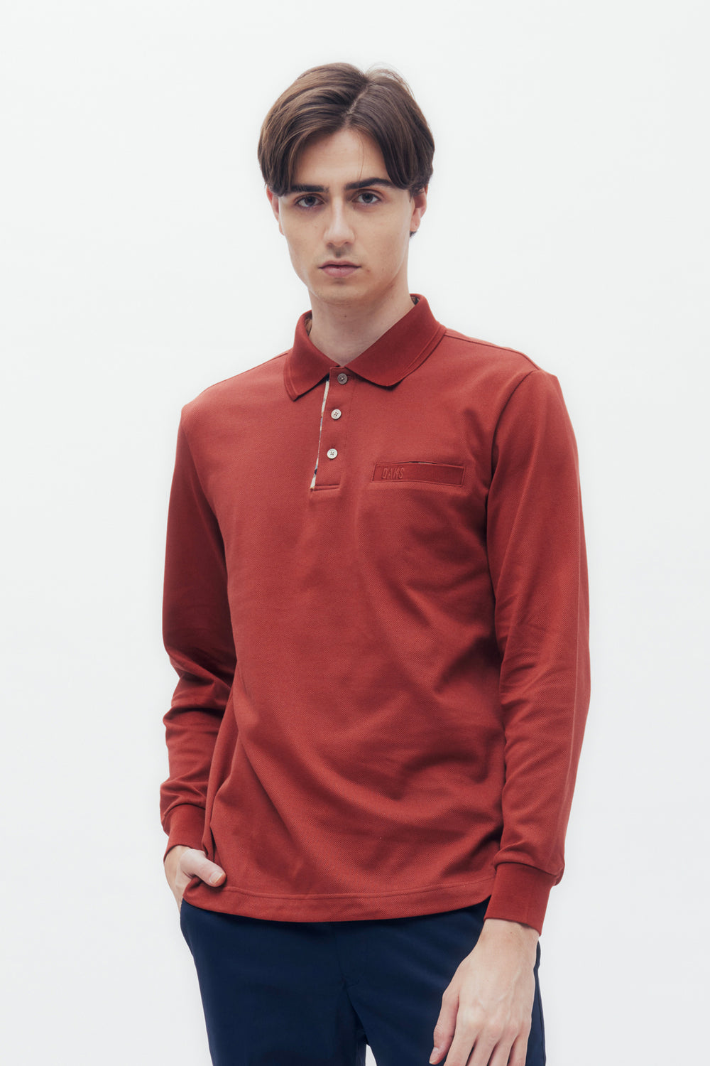 DAKS Logo Pocket Polo Shirt