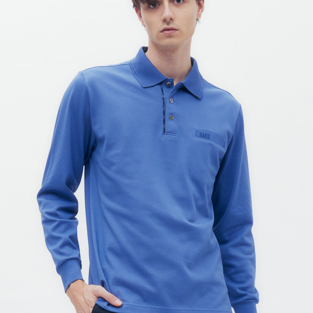 
                      
                        DAKS Logo Pocket Polo Shirt
                      
                    