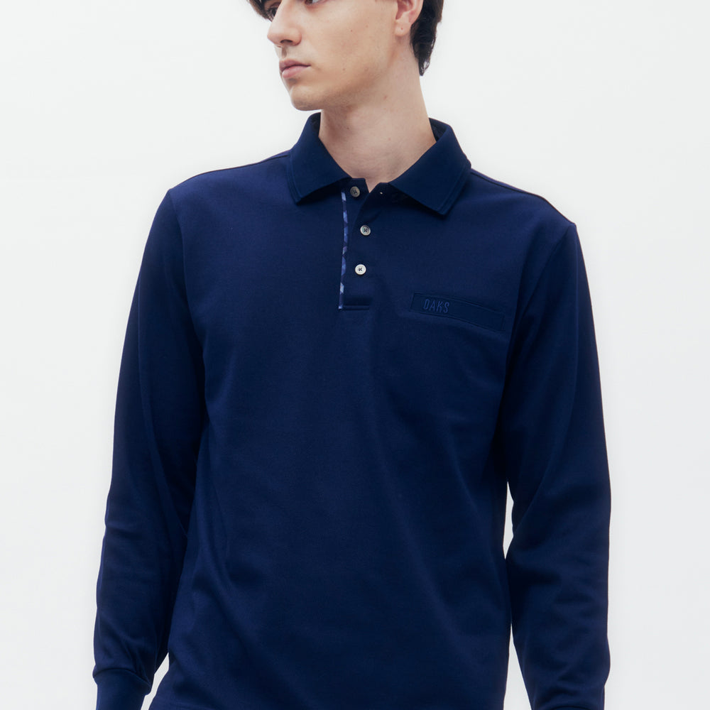 
                      
                        DAKS Logo Pocket Polo Shirt
                      
                    