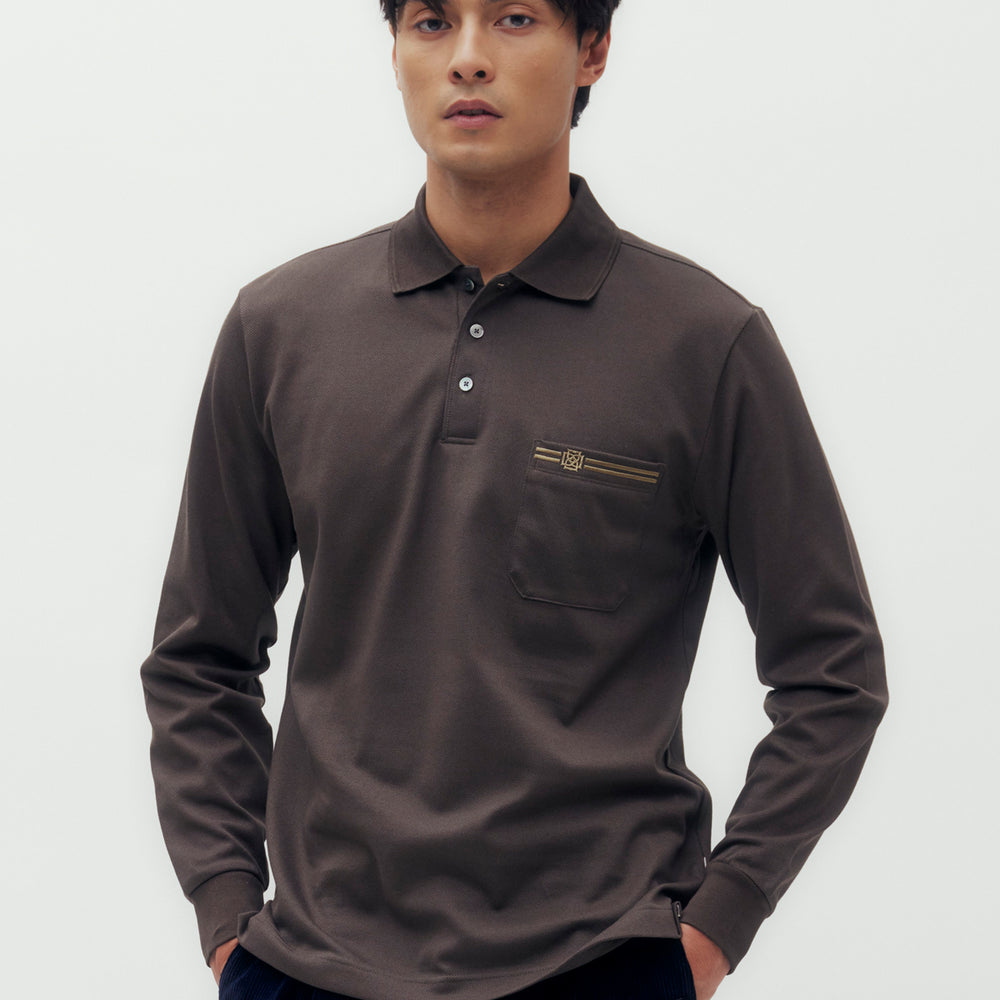 
                      
                        Interlocking D Logo Pocket Polo Shirt
                      
                    