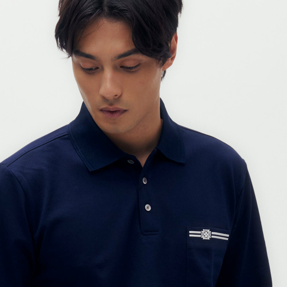 
                      
                        Interlocking D Logo Pocket Polo Shirt
                      
                    