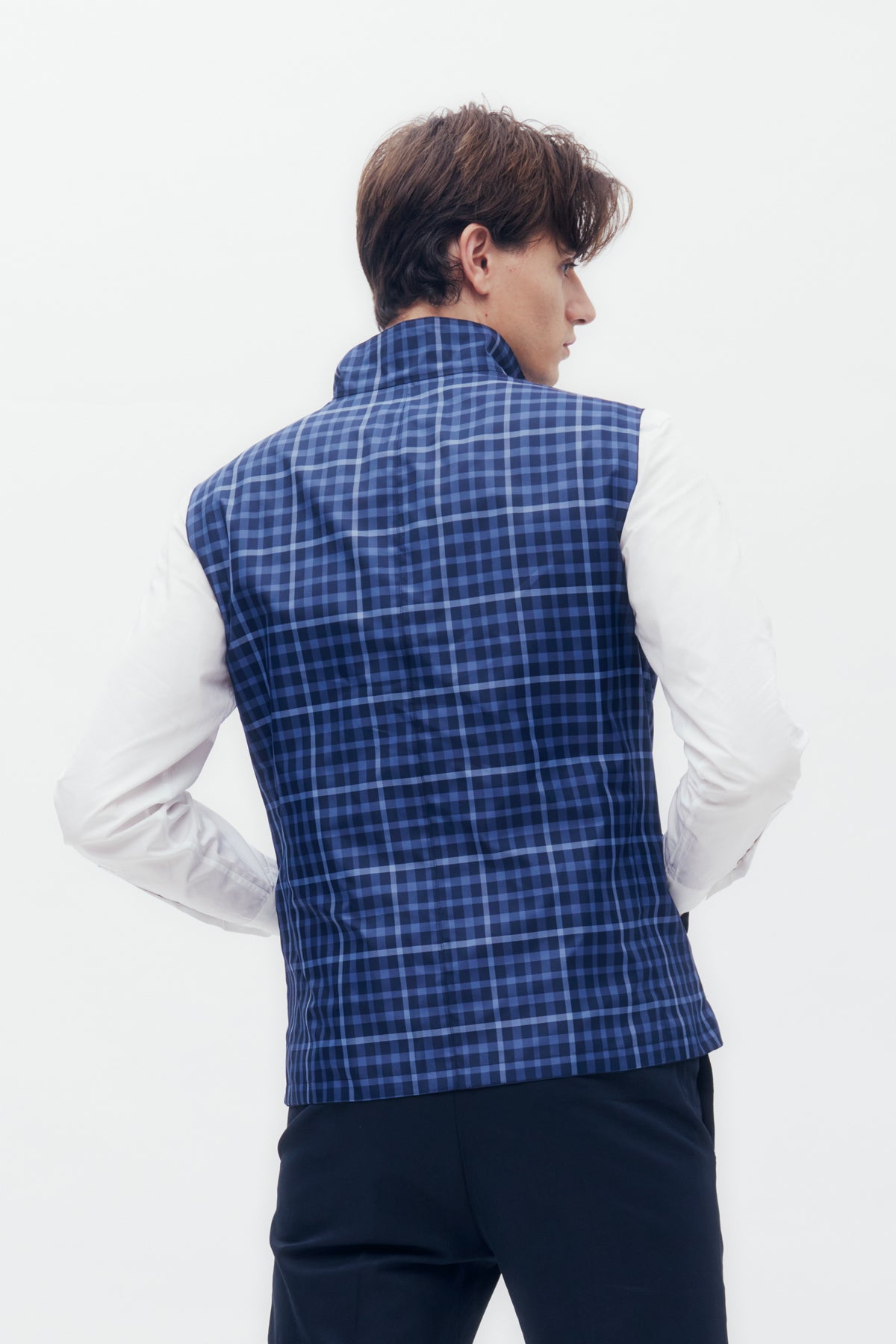 Reversible House Check Vest