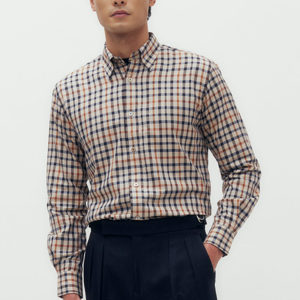 
                      
                        Classic Check Cotton Shirt
                      
                    