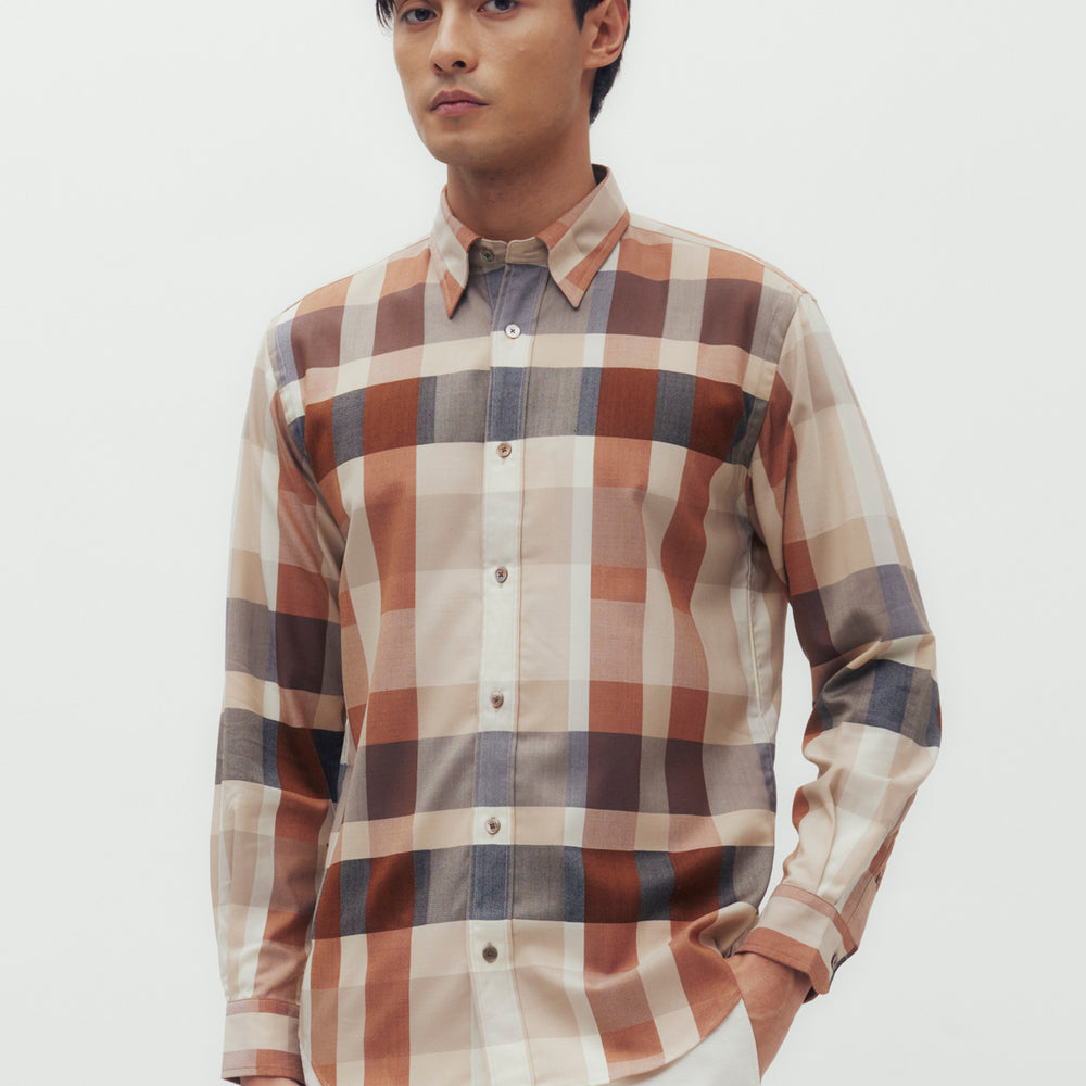 130th Anniversary Check Wool Shirt