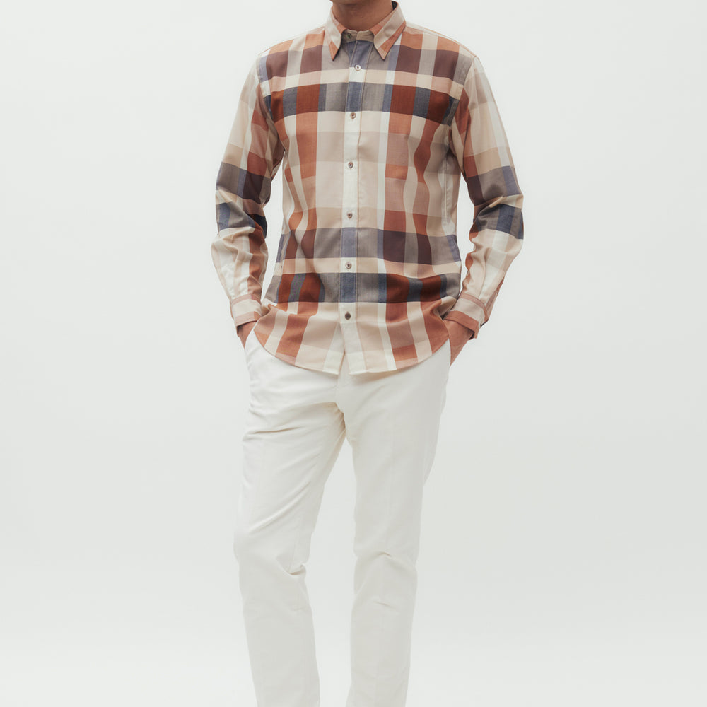 
                      
                        130th Anniversary Check Wool Shirt
                      
                    