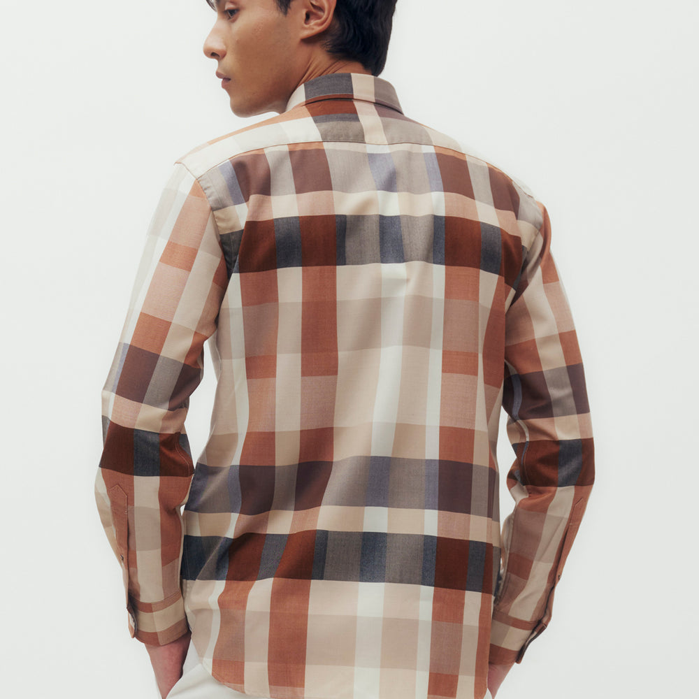 130th Anniversary Check Wool Shirt