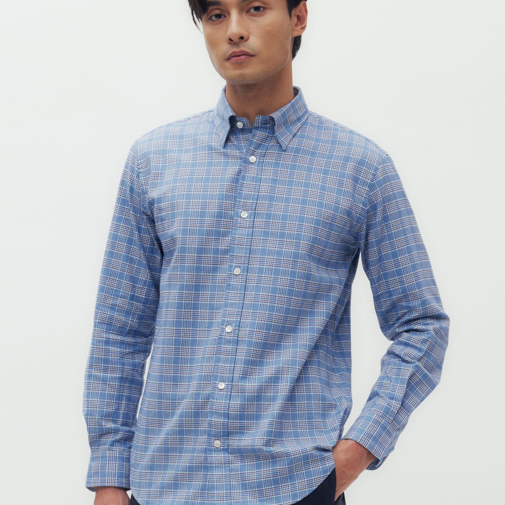 Glen Check Cotton Shirt