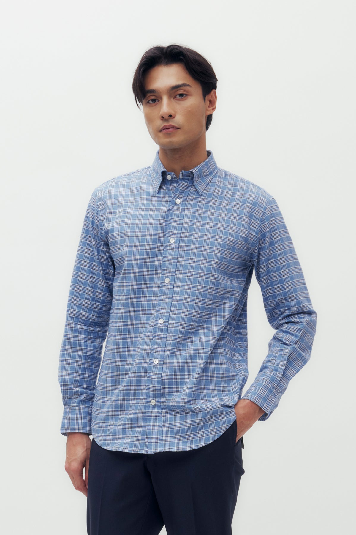 Glen Check Cotton Shirt