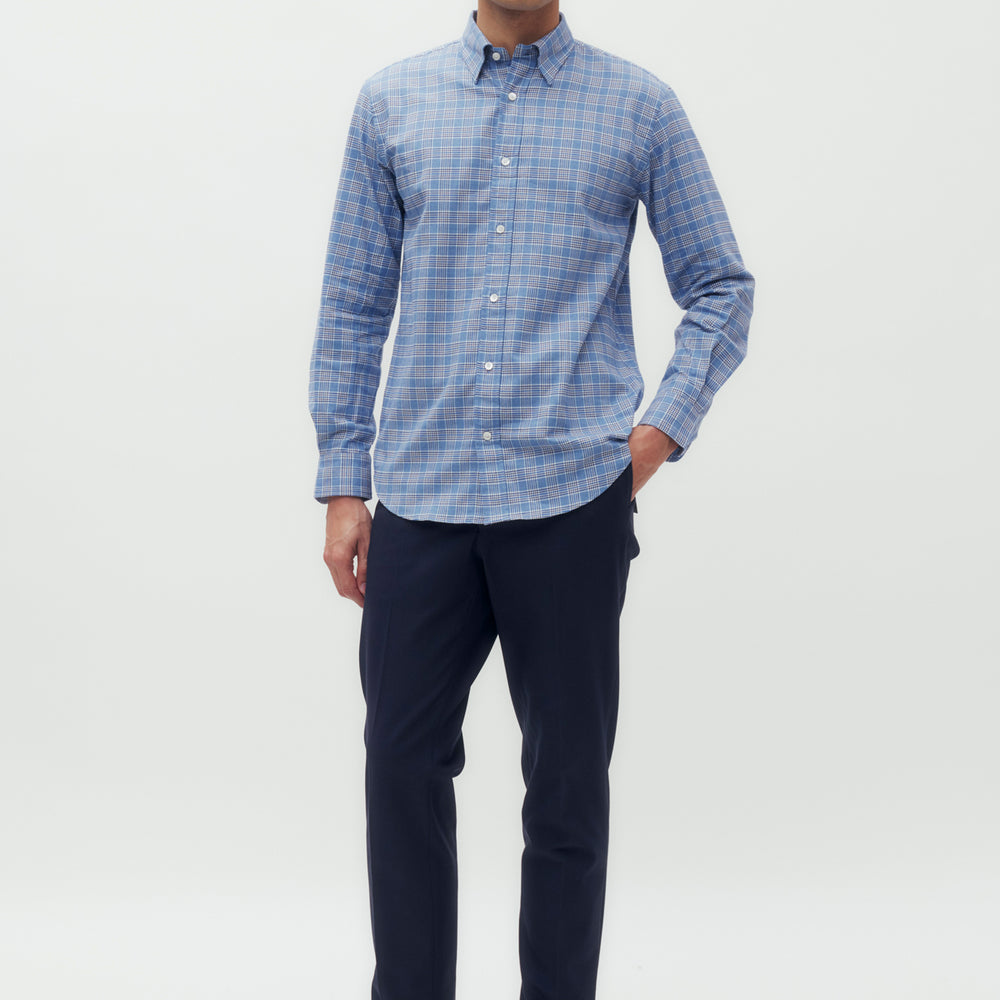 
                      
                        Glen Check Cotton Shirt
                      
                    