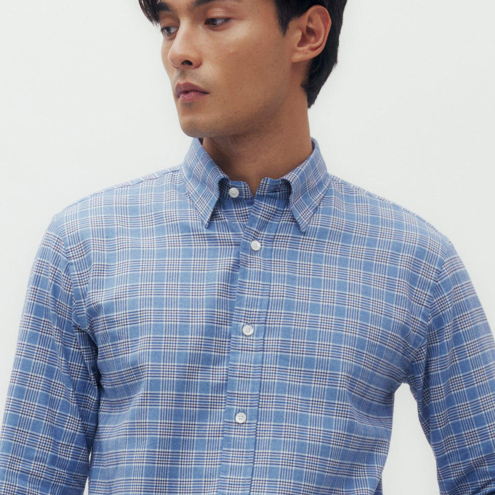 
                      
                        Glen Check Cotton Shirt
                      
                    