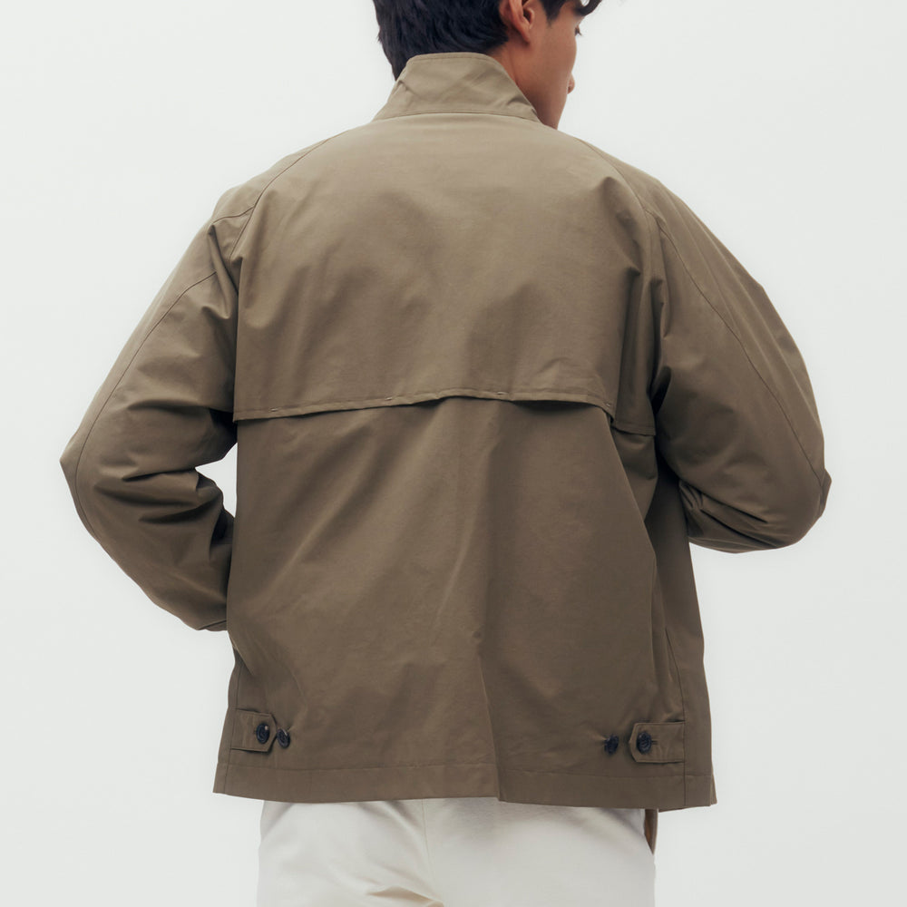 Stand Collar Blouson Jacket