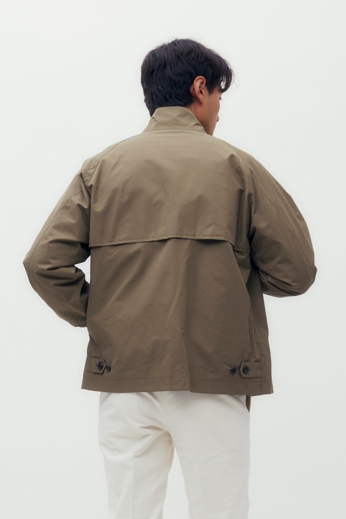 Stand Collar Blouson Jacket