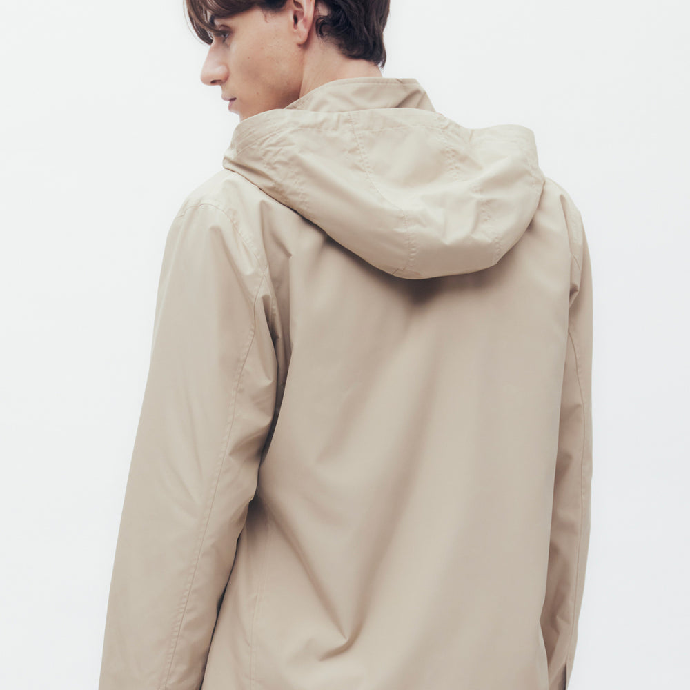 
                      
                        Two-way Zip Hooded Blouson
                      
                    