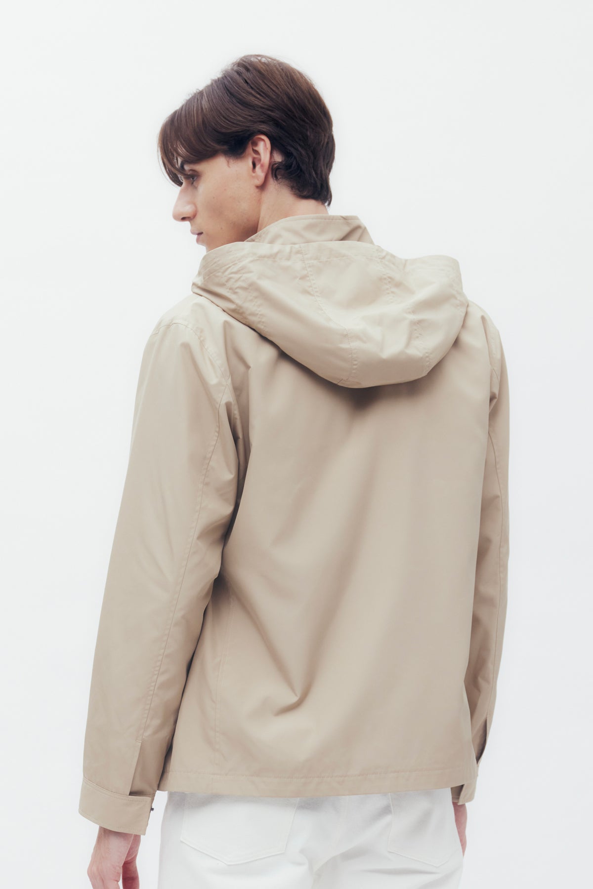 Two-way Zip Hooded Blouson