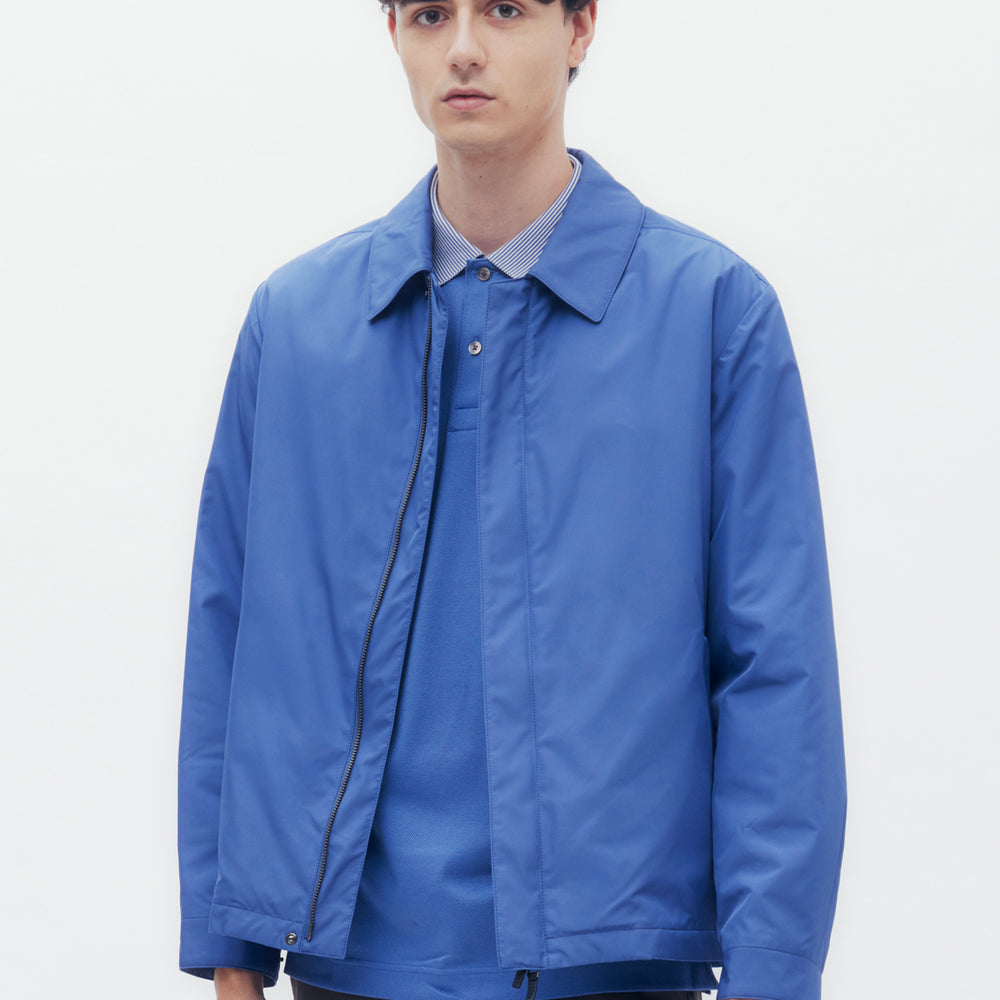 
                      
                        Point Collar Blouson Jacket
                      
                    