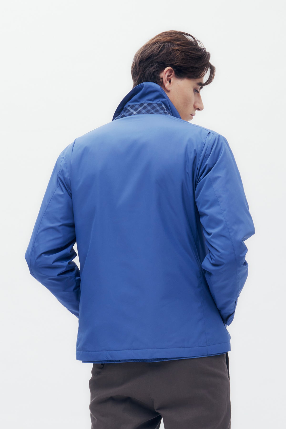 Point Collar Blouson Jacket