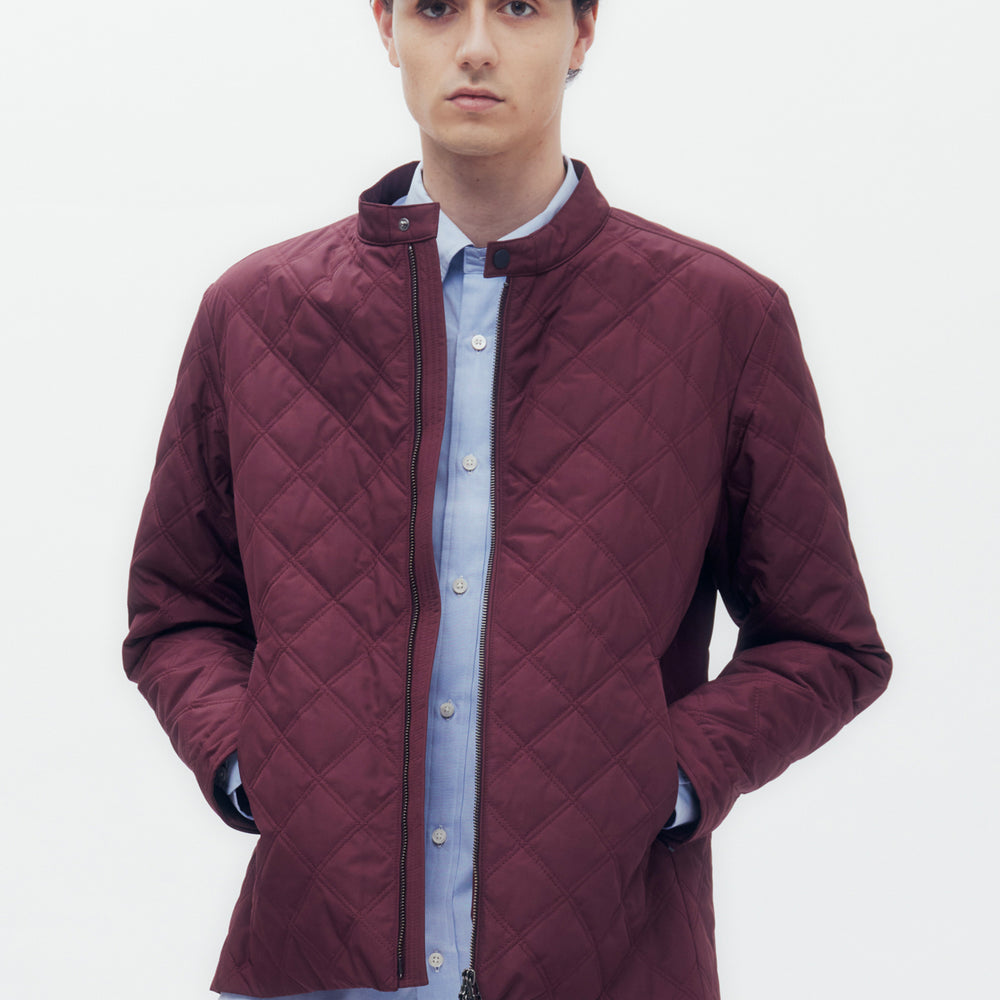 Zip Fastening Quilted Jacket