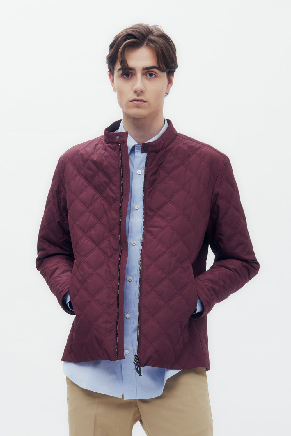 Zip Fastening Quilted Jacket