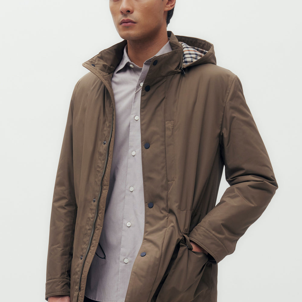 
                      
                        Large Pocket Blouson Jacket with Hood
                      
                    