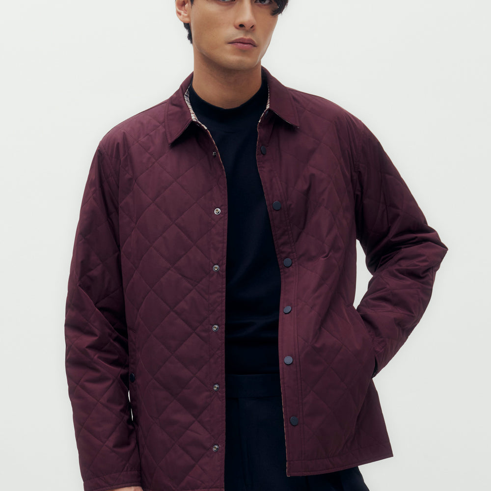 Reversible Quilted Blouson Jacket