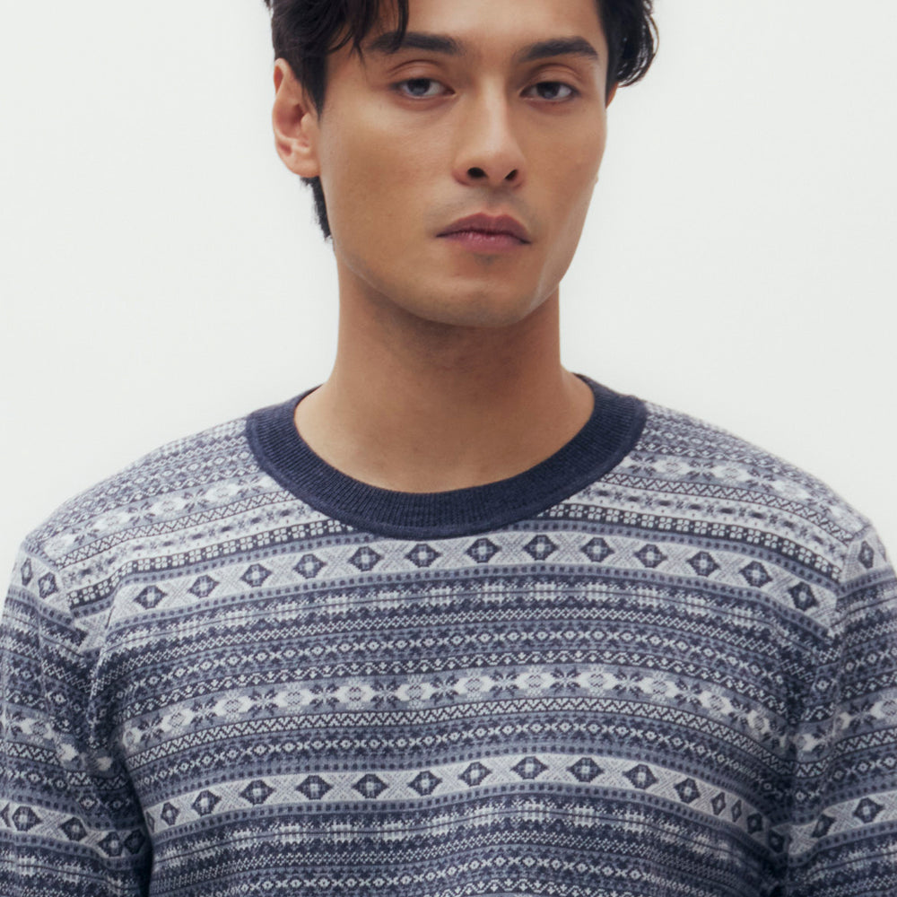 
                      
                        Nordic Crew Neck Sweater
                      
                    