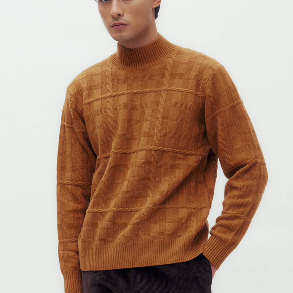 House Check Jacquard Sweater