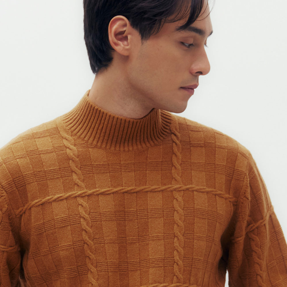 
                      
                        House Check Jacquard Sweater
                      
                    