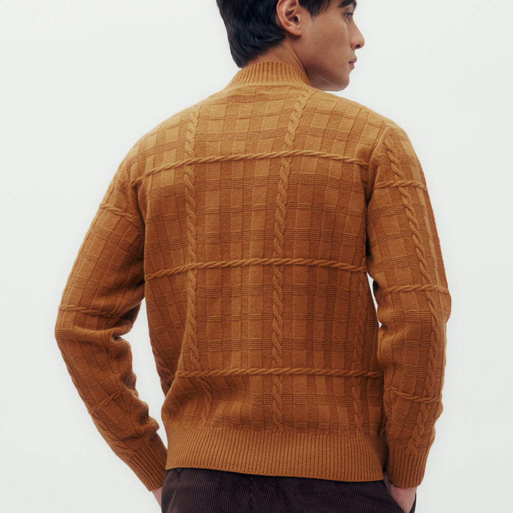 House Check Jacquard Sweater