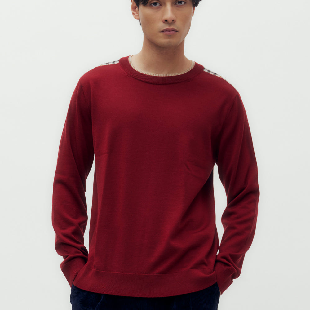 Crew Neck Knit Sweater