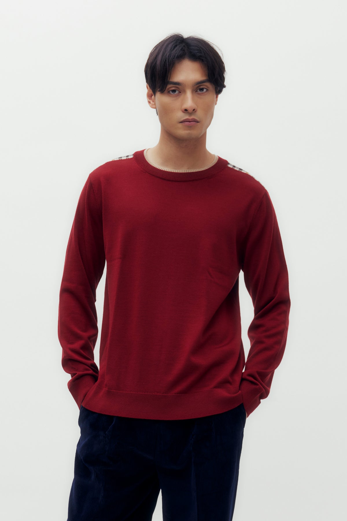 Crew Neck Knit Sweater