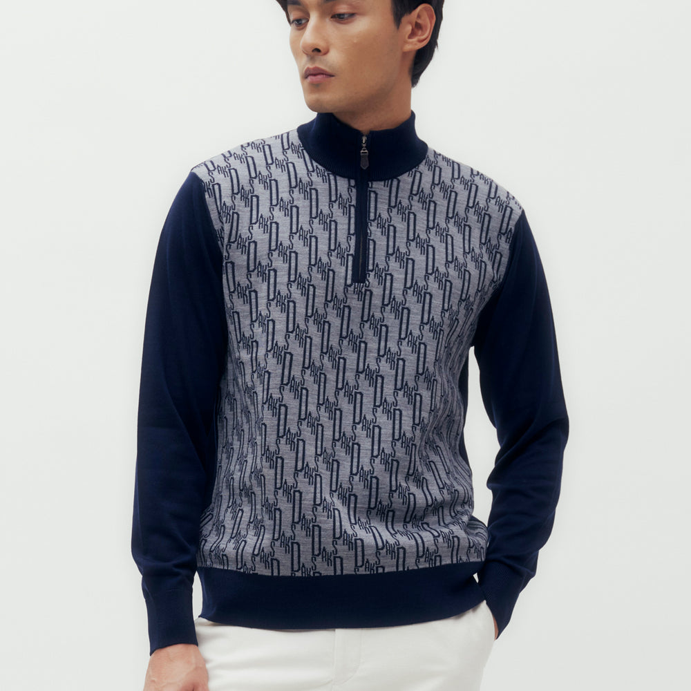 
                      
                        DAKS Monogram Knitted Sweater
                      
                    