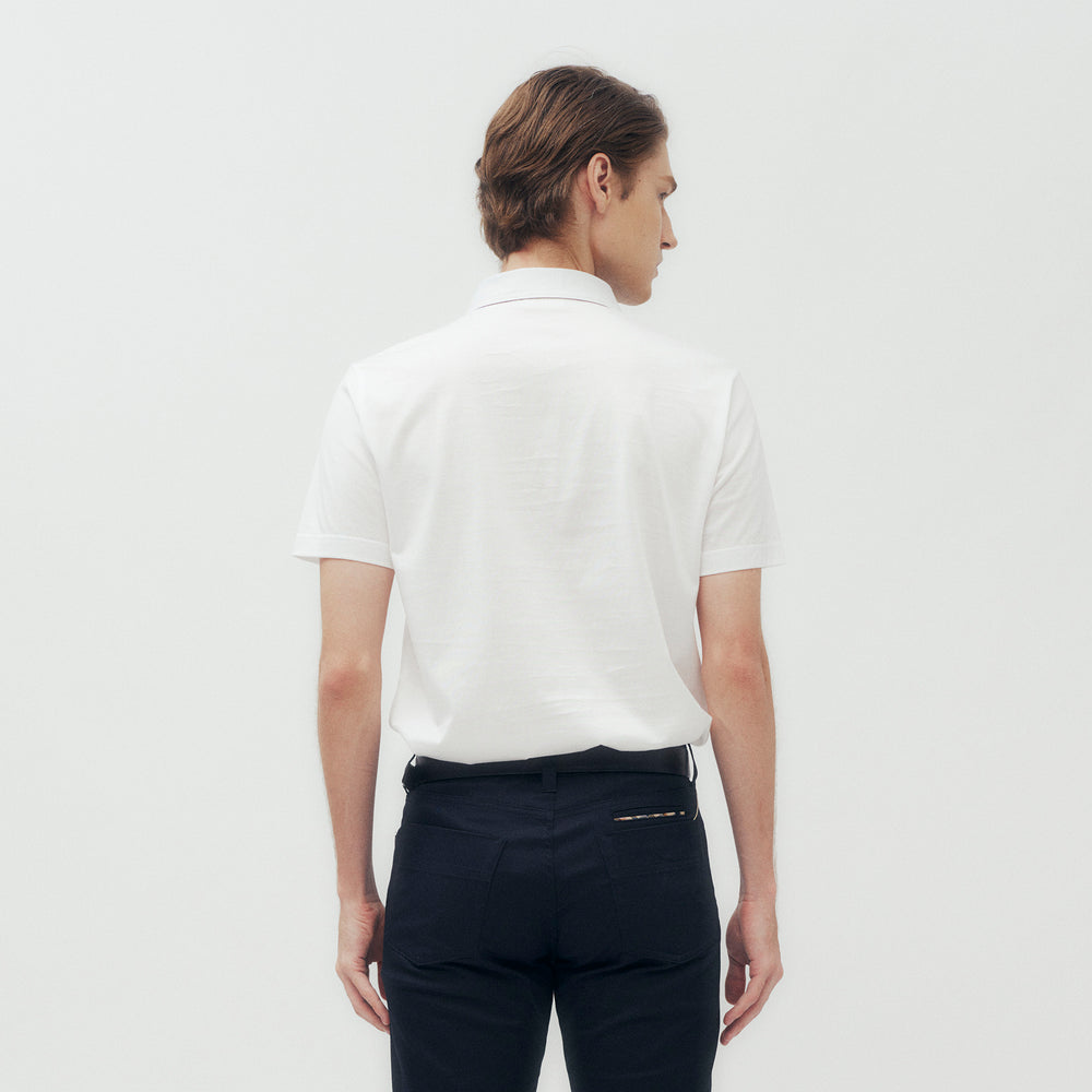 Coat of Arms Logo Polo Shirt DAKS Hong Kong