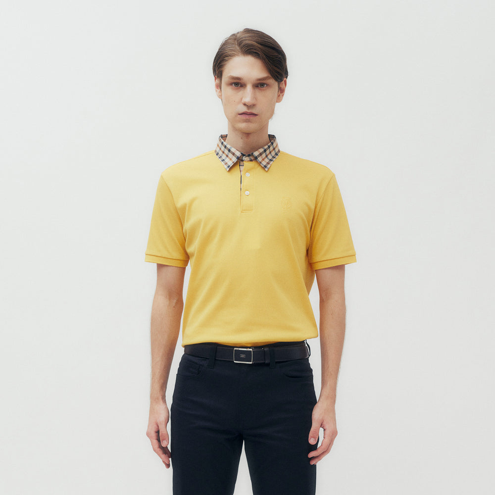 House Check Collar Polo Shirt DAKS Hong Kong