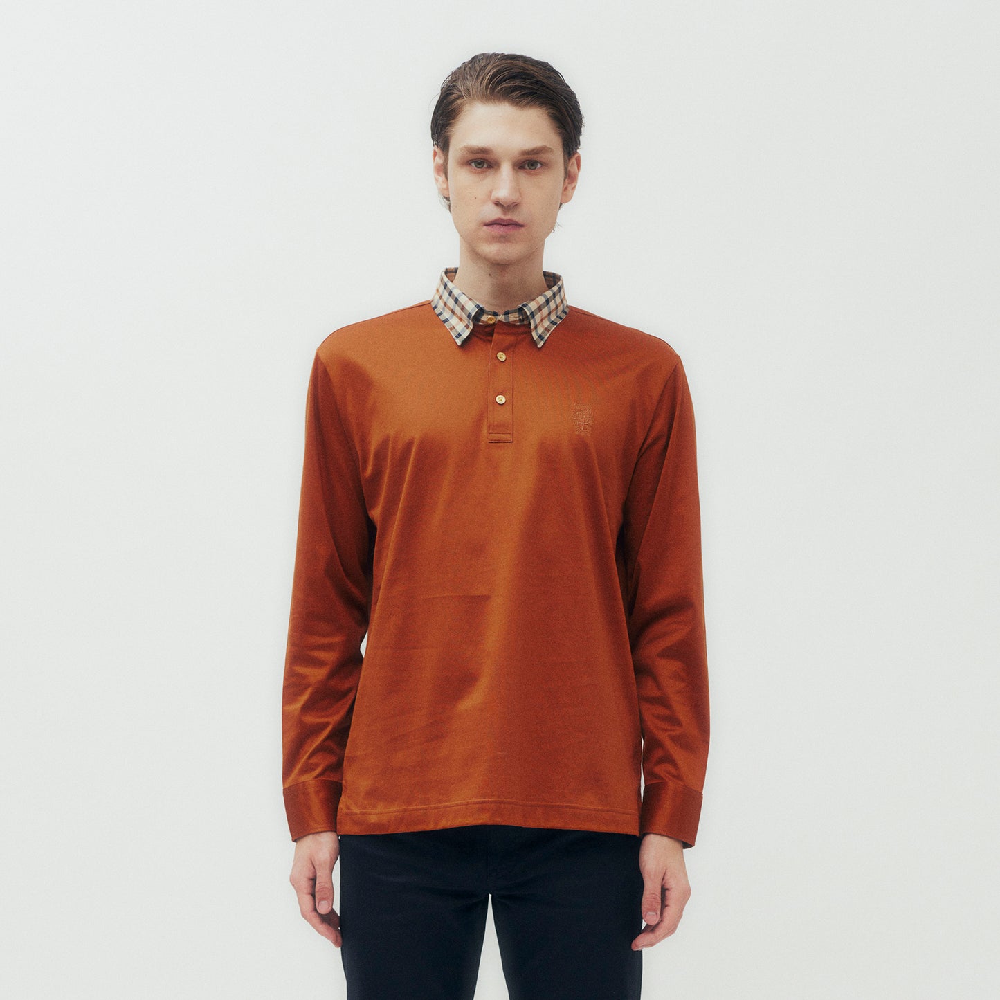 House Check Collar Polo Shirt DAKS Hong Kong