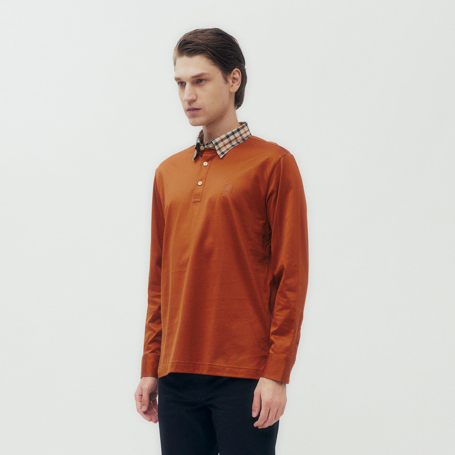 House Check Collar Polo Shirt DAKS Hong Kong