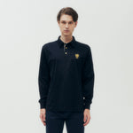 Coat of Arms Logo Polo Shirt with Lamé Embroidery