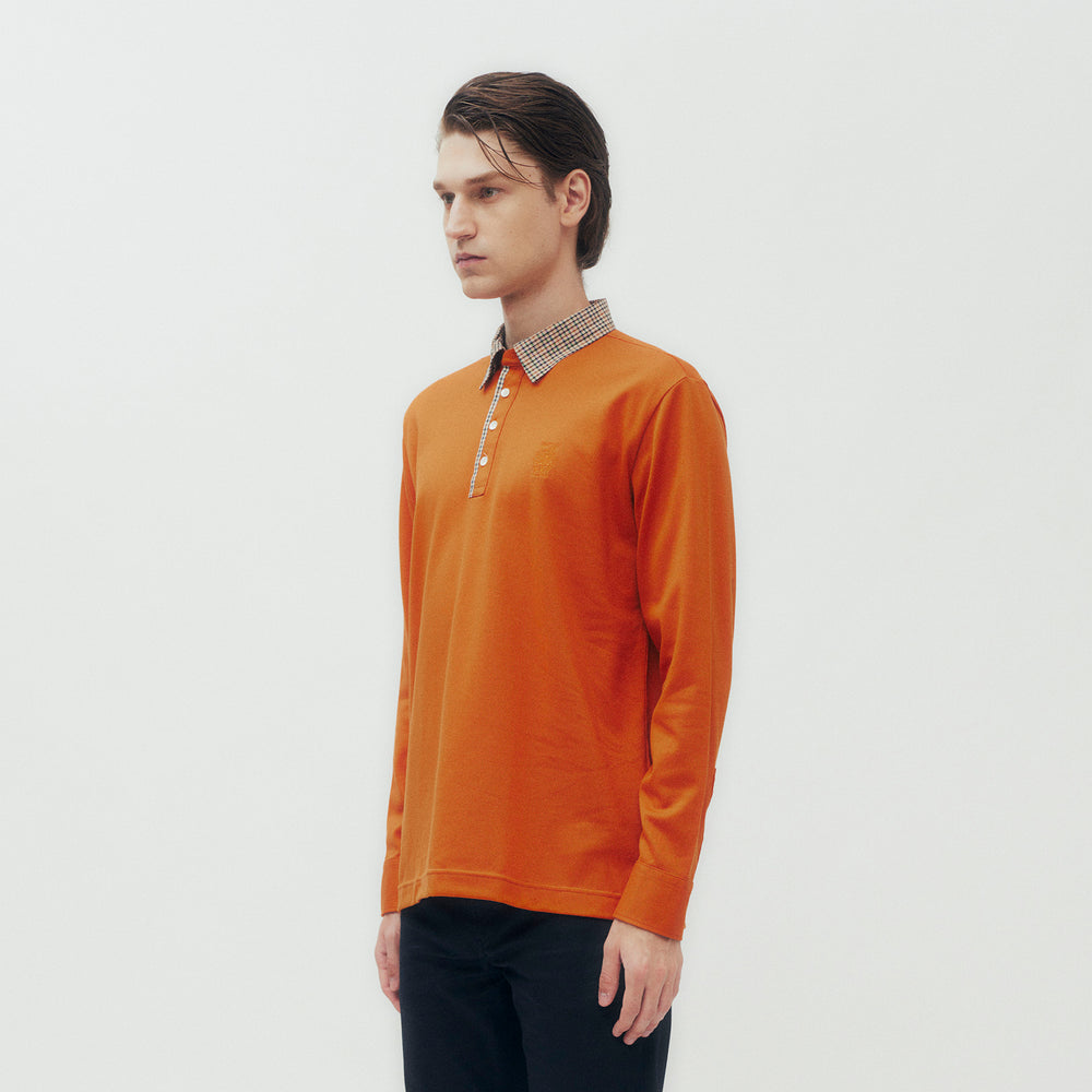 Mini Check Collar Polo Shirt DAKS Hong Kong