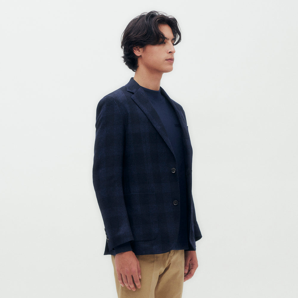 Wool Checked Jacket DGM
