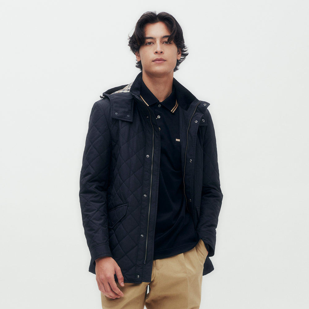Quilted Jacket with Hood DGM